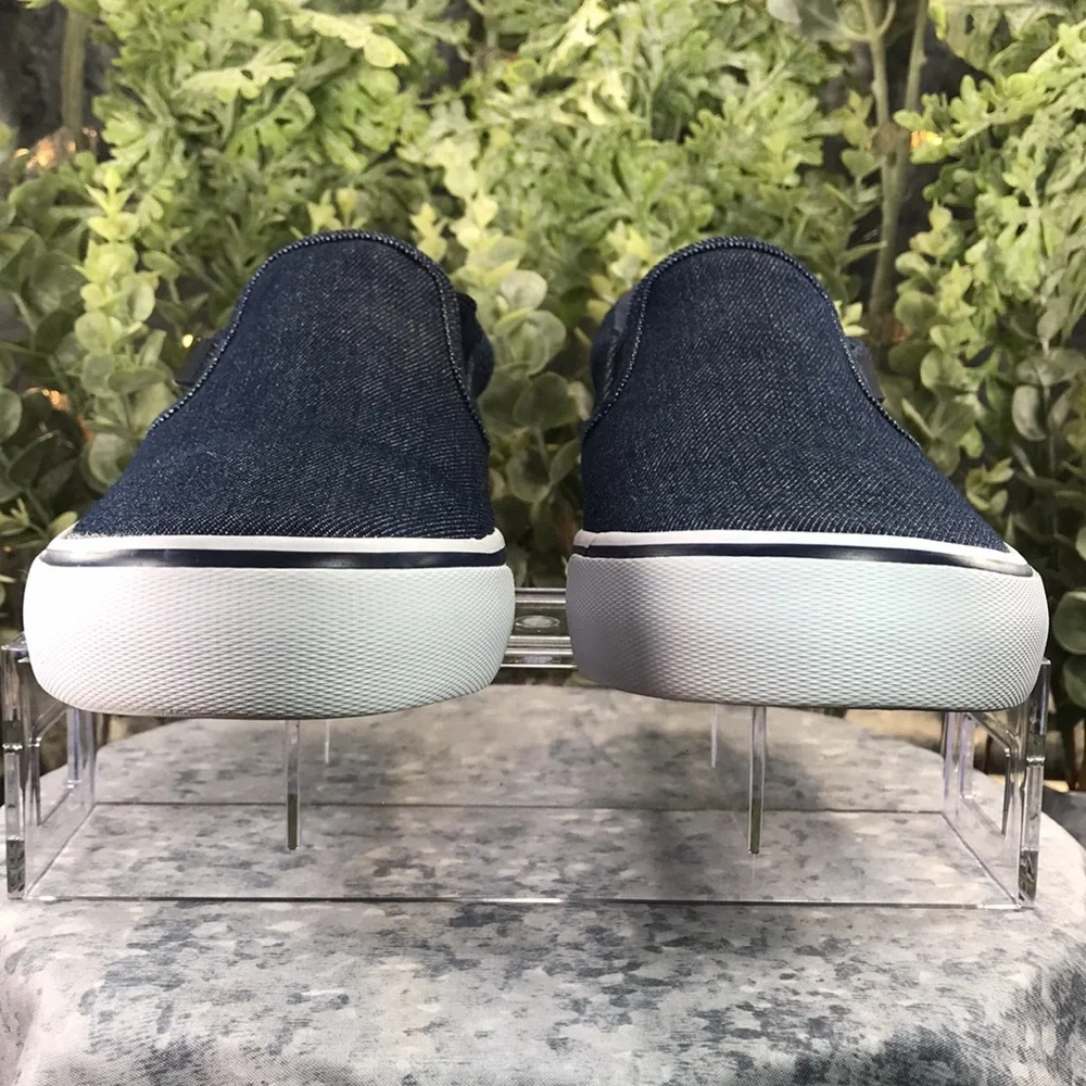 Lugz Clipper Navy Blue Canvas Slip-on Men’s 8M ⭐️Brand NEW Condition⭐️ - Picture 2 of 9